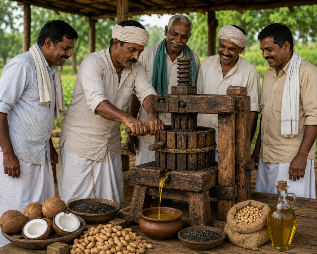 About Uzhavan Wood Pressed Oils