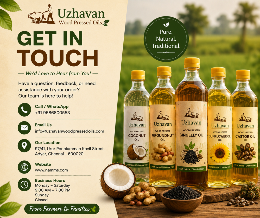 Uzhavan Wood Pressed Oils